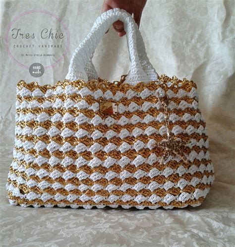 crochet borse uncinetto prada|7 idee su Borsa prada uncinetto .